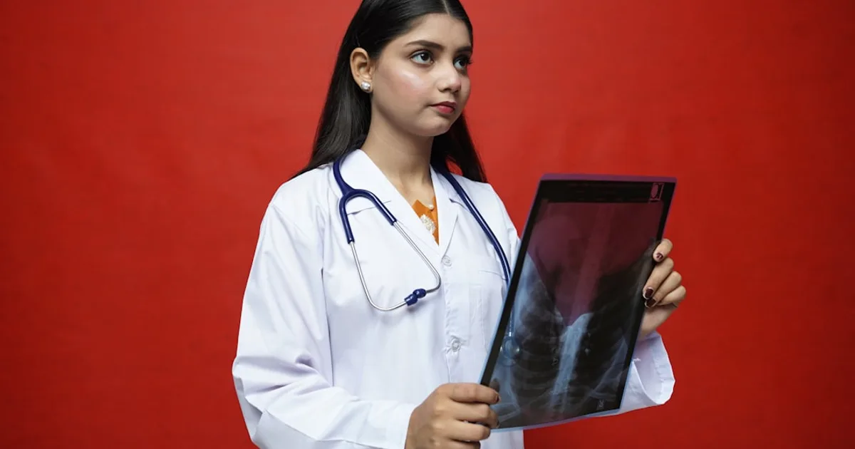 a woman holding a tablet